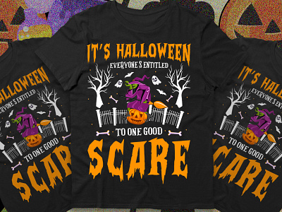 Halloween T-shirt Design clothing