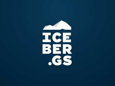 Icebergs Logo app bookmarking bookmarks iceberg icebergs