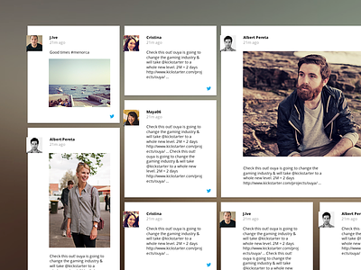 Social Wall – Concept concept facebook feed social twitter wall