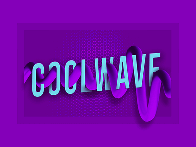 cool wave 3d art design graphic design illustration