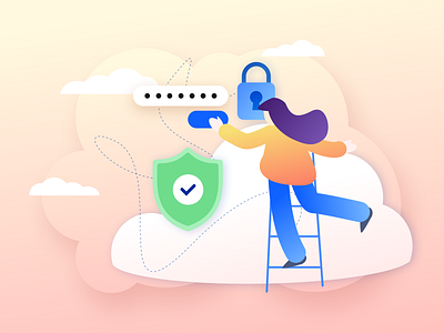 Login illustration design graphic design illustration sketchapp visual design