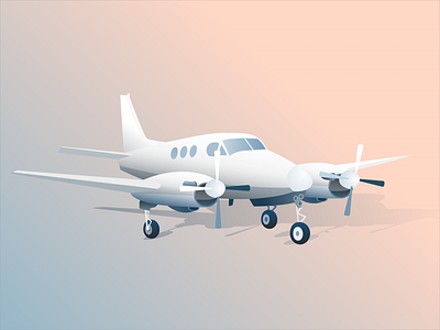 Airplane air airplane custom design gradient graphic design illustration pastel ui