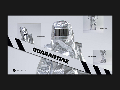 Quarantine corona time design design ui landing page design typography ui ux web web design