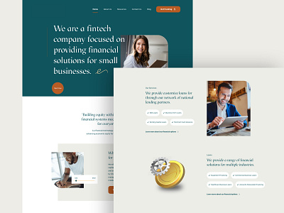 Fintech Banking Landing Page