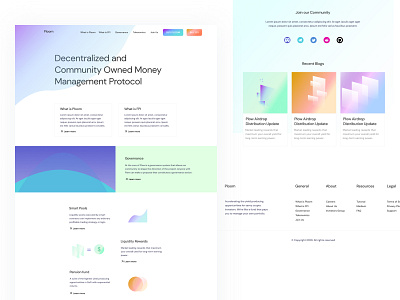 Ploom - Decentralized Crypto crypto finance landingpage website