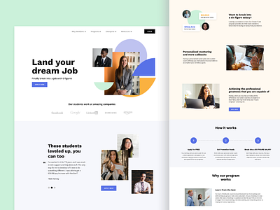 Job Recruiter -  Landing Page