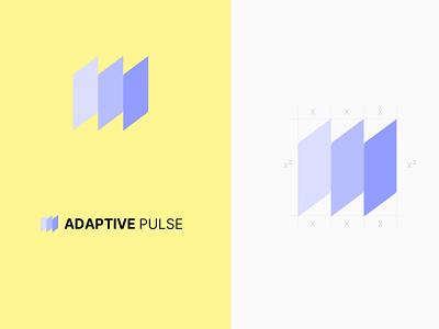 Logo Identity - Adaptive Pulse branding business logo modern tech uiux vector