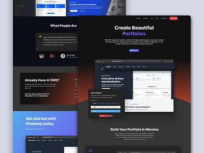 Website Builder Landing Page