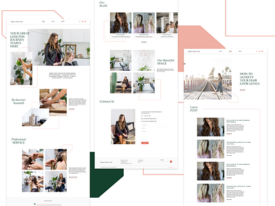 MHH Web Design branding ecommerce fashion grid landing page minimal product design typogaphy ui ux web design website