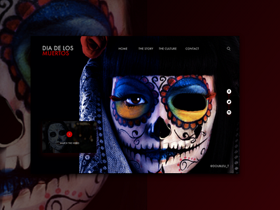 Dia de los muertos adobexd branding photoshop uidesign uiux webdesign website