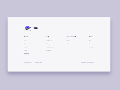 Footer design logo minimal typography ui uiux design ux web web design