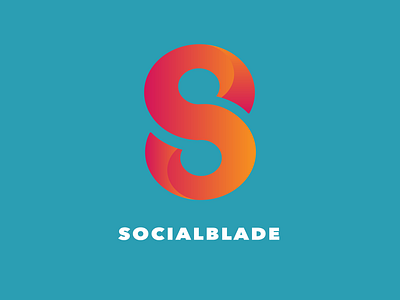 Socialblade concept design illustration logo vector