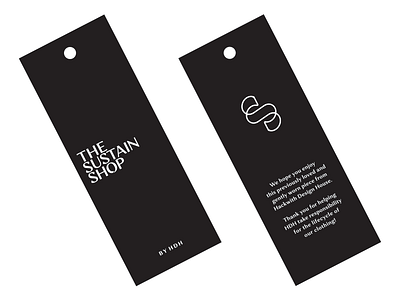 HDH Sustain Tags branding hangtags tags