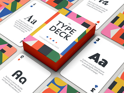 Typography Playing Cards illustration pattern playing cards type type art type design typedesign typeface typography