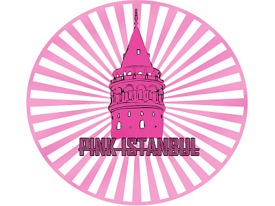 Logo Design creating design istanbul logo pink