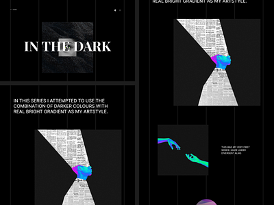 Divergent Visual Portfolio - Page 2 design flat graphic design illustration landing page typography ui ux web website