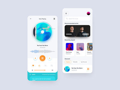 UI Design for Music App