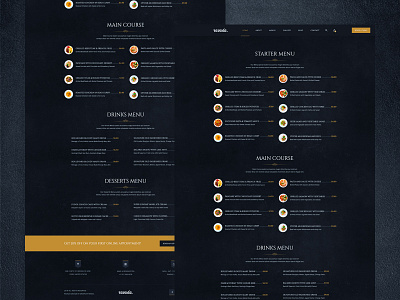 Ravada - Theme Menu List Layout Page