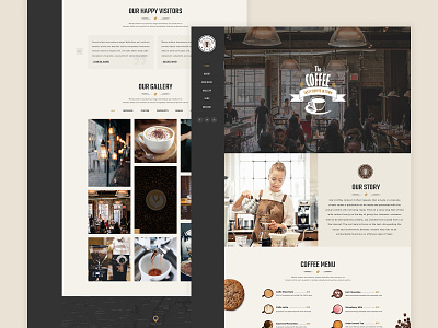 JoeCoffee - Coffee Shop Template bars cappuccino coffee cookie cup design drink espresso food joecoffee modern restaurant shop tea theme ui ux web webdesign website