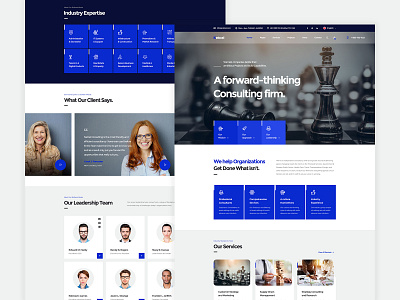Netcel - Business Consulting and Finance Theme Homepage v1