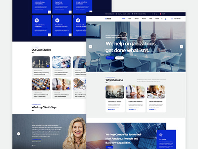 Netcel - Business Consulting and Finance Theme Homepage v3