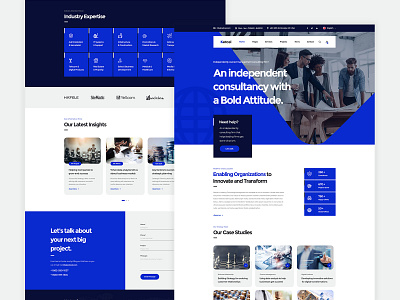 Netcel - Business Consulting and Finance Theme Homepage v4 advisor agency broker business company consultant consulting wp corporate creative design finance financial insurance marketing multipurpose psd trader website design
