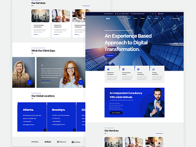 Netcel - Business Consulting and Finance Theme Homepage v5 advisor agency broker business company consultant consulting wp corporate creative design finance financial insurance marketing multipurpose psd trader website design