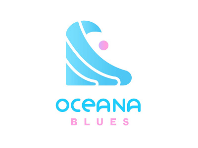 Oceana Blues Sunset Alt. Logo blue brand japan 2021 logo design ocean pink summer olympics summer surf summertime sunset surf logo surfing tidal wave tribal water wave waves weekly warmup