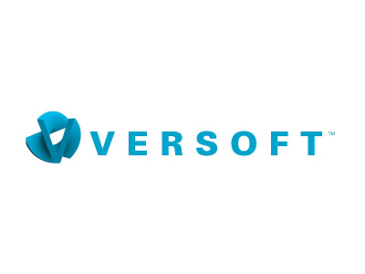 Versoft Consulting Logo 3d branding consulting logo logo design logo type technology