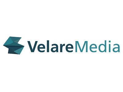 Velare Media Logo abstract geometric graphic design graphic. branding logo logo design origami paper shape