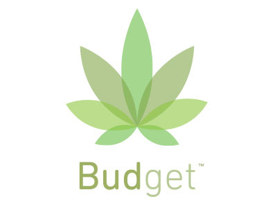 Budget Cannabis Logo abstract cannabis clean icon leaf logo logotype marijuana organic plant symbol