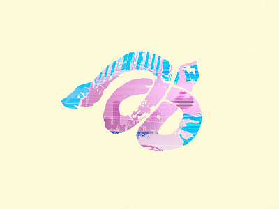 80s Viper 80s blue colors icon logo mechanical mimi vice monogram pink reptile snake viper