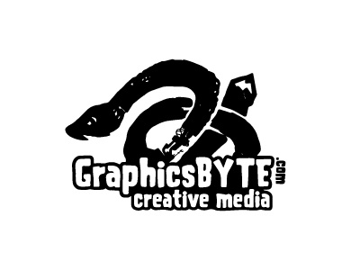 Biomechanical Graphicsbyte Logo biomechanical branding creative creature collection draw graphic logo logo pencil reptile snake snake logo sticker packs viper