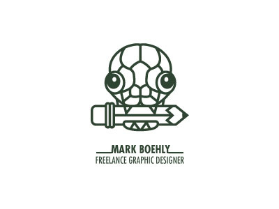 Mark Boehly Logo branding clean condensed type freelance garter snake graphic design icon inktober line logo logo pencil snake reptile