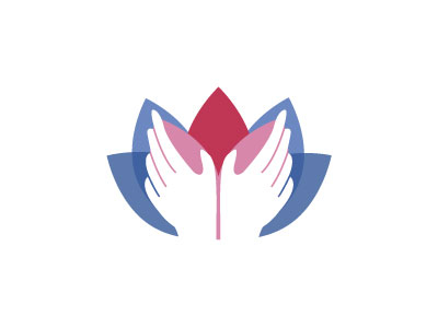 Massage Therapy Hands Logo