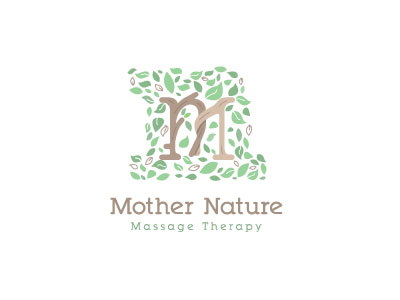 Mother Nature Logo Concept branches branding logo logo design logos massage massage therapy mother mother nature nature organic pattern plants rockwell tangled trees typeface wood