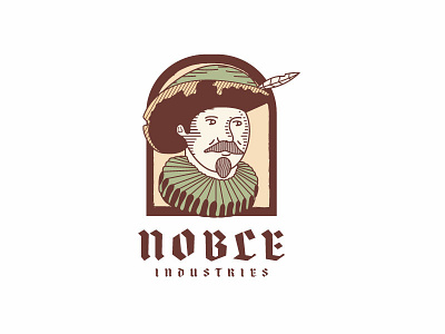 Noble Industries Part 2 abstract branding clean feather for sale human human logo industries line line art line logo logo noble nobleman vector