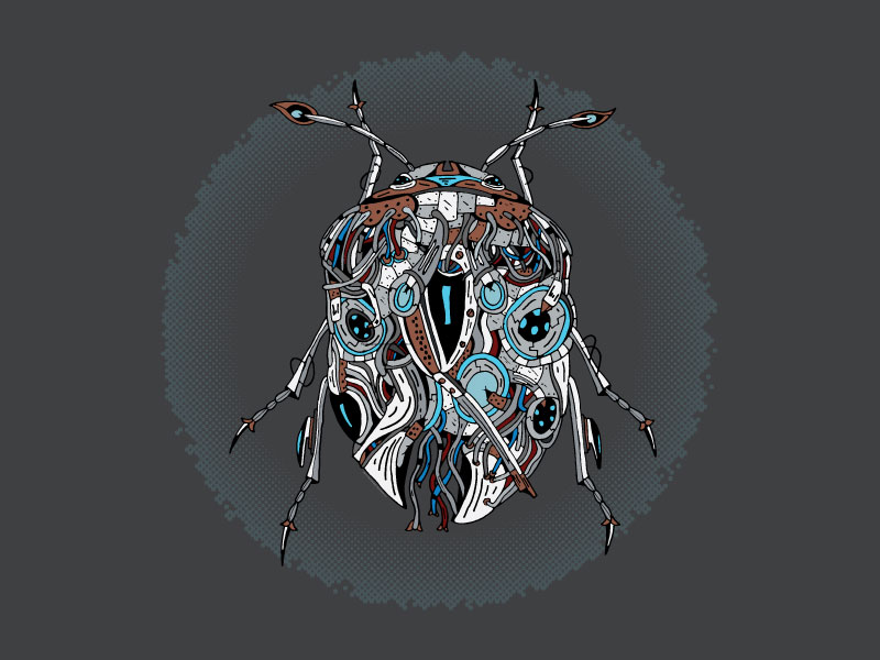 Cyborg Bug by Mark Boehly | Graphicsbyte on Dribbble
