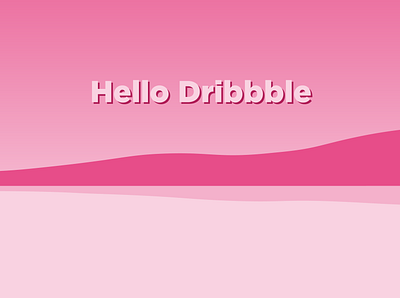 Hello Dribbble! dribbble hello dribbble illustration