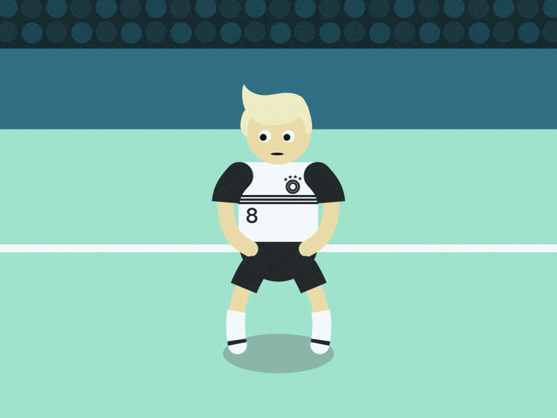 Special Pass aftereffects animation football germany graphicdesign illustration kroos loop motiongraphics soccer trick wm