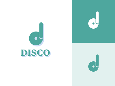 Disco - Logo branding design flat logo minimal music