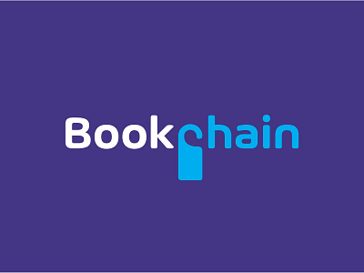 Bookchain branding design logo