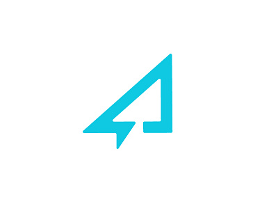 A + Arrow Logomark branding design logo