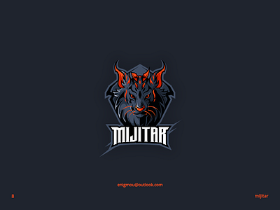 Mijitar gaminglogo mascotlogo mijitar skyrim