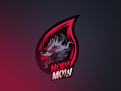 Holymoly branding design esport illustration logo vector