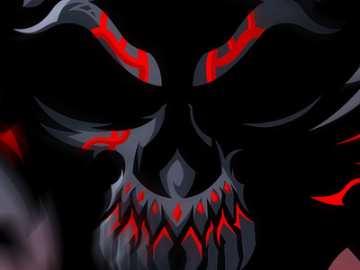 Exodus artwork black bold brave esportlogo illustration logo logodesign mascot premadelogo red skull skull logo streamlogo vector
