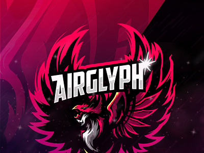 Airglyph bird branding esport esportlogo gaminglogo graphicdesign logo logodesign mascotlogo premadelogo vector visualbranding