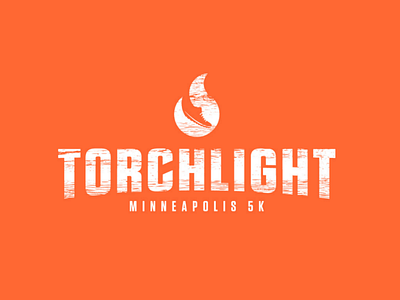 Torchlight 5k Logo Concept 5k concept design designer logo logo design minimal minimalist minneapolis torchlight