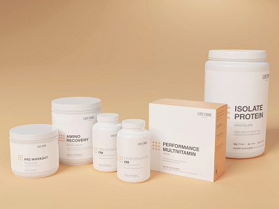 Life Time performance supplements branding design graphic design health logo minimal minimalism minimalist package package design packaging simple supplements vitamins