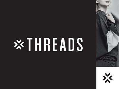 Threads logo apparel brand branding clothes clothing design graphic design illustration logo minimal minimalism minimalist simple visual